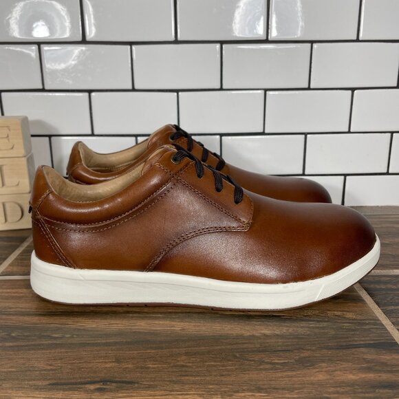 Florsheim Crossover Work Shoes Mens Size 7.5 Brown Leather Steel Toe EH Derby main image 4